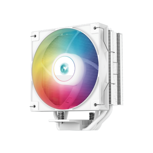 קירור אוויר למעבד DeepCool AG400 White 220W TDP 150mm RGB | PC SQUAD