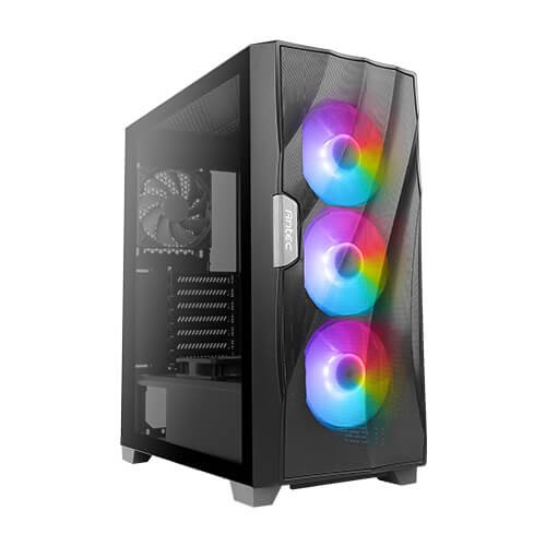 מארז ANTEC DF700 FLUX Tempered Glass RGB Mid tower Black Case | PC SQUAD