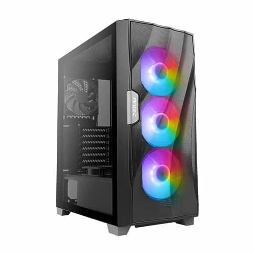 מארז ANTEC DF700 FLUX Tempered Glass RGB Mid tower Black Case | PC SQUAD
