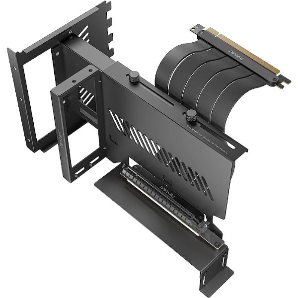 כבל ותושבת לכ. מסך Antec PCIE-4.0 Adjustable Vertical Bracket | PC SQUAD