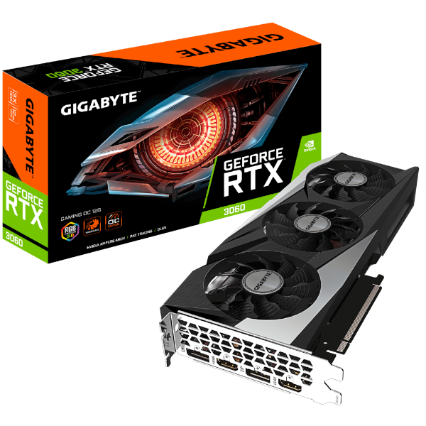 כ. מסך Gigabyte RTX3060 Gaming OC 12GD 2.0 PCIE4.0 LHR | PC SQUAD