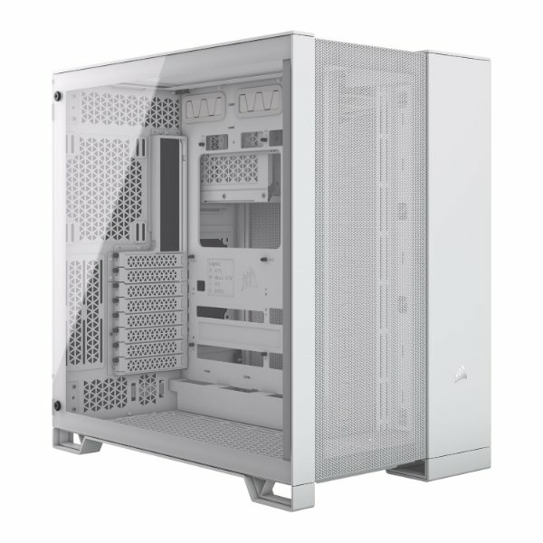 מארז Corsair 6500D AIRFLOW Mid-Tower E-ATX Tempered Glass White | PC SQUAD
