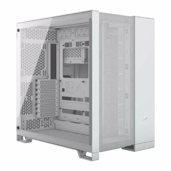 מארז Corsair 6500D AIRFLOW Mid-Tower E-ATX Tempered Glass White | PC SQUAD