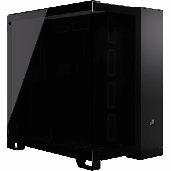 מארז Corsair 6500X Mid-Tower E-ATX Tempered Glass Case Black | PC SQUAD