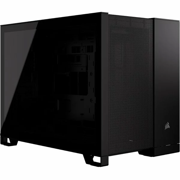 מארז Corsair 2500D AIRFLOW Mini-Tower mATX NO FANS Black | PC SQUAD