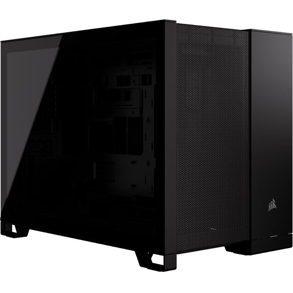 מארז Corsair 2500D AIRFLOW Mini-Tower mATX NO FANS Black | PC SQUAD