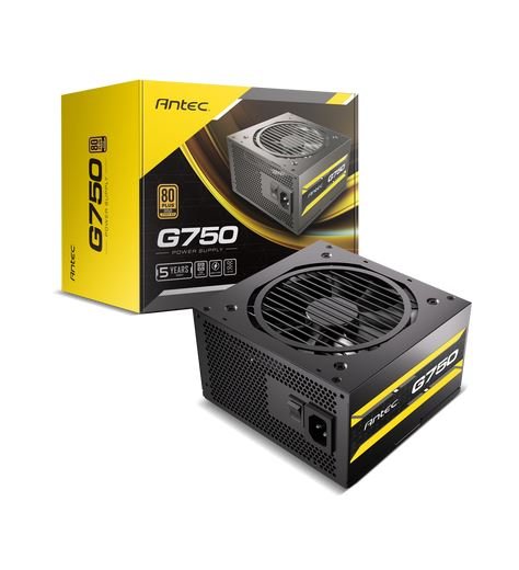 ספק כוח ANTEC ATOM G750 120MM Silent Fan Semi-Modular 80Plus Gold | PC SQUAD