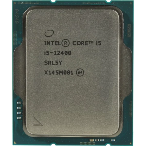 מעבד אינטל דור 12 INTEL I5-12400 Tray 6CRS 117W LGA1700 | PC SQUAD