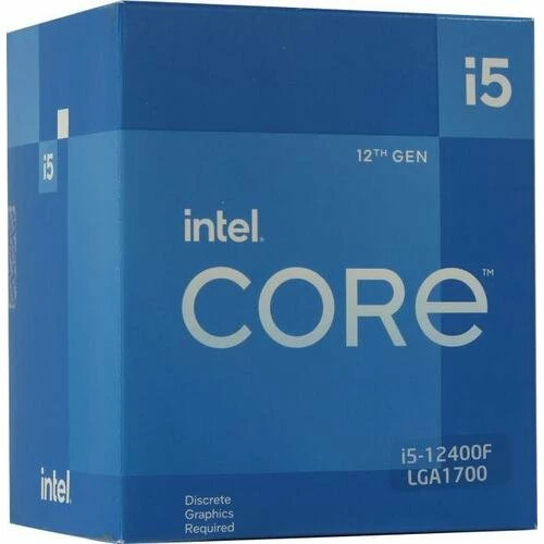 מעבד אינטל דור 12 INTEL I5-12400F BOX+Fan NO GPU 117W LGA1700 | PC SQUAD
