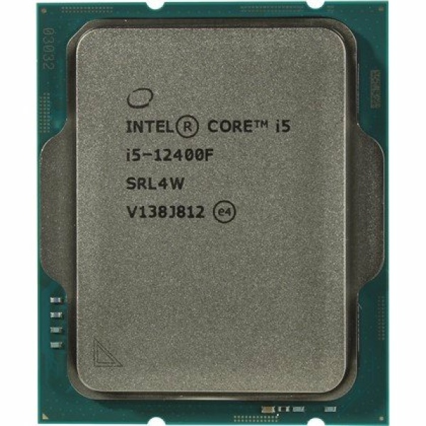 מעבד אינטל דור 12 INTEL I5-12400F Tray No Fan NO GPU 117W LGA1700 | PC SQUAD