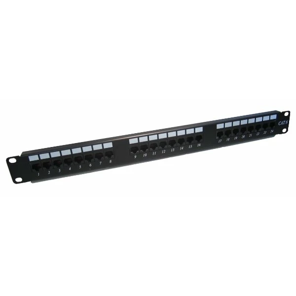 פנל 24 מחברים RJ-45 CAT 6A | PC SQUAD