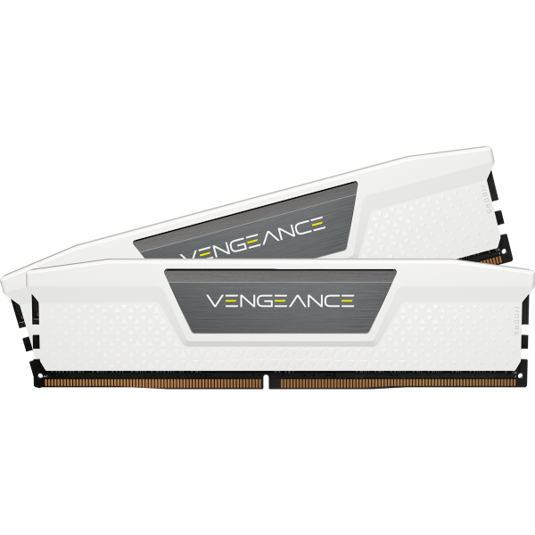 ז. לנייח CORSAIR VENGEANCE 64GB 2x32GB DDR5 5200MHz C40 White | PC SQUAD