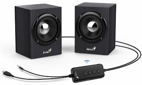 רמקולים Genius SP-HF385BT 2.0 Bluetooth 5.0 4W | PC SQUAD