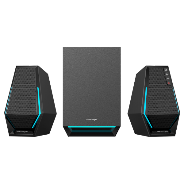 רמקולים Edifier G1500 MAX 2.1 RGB Gaming Speakers 30W RMS BT AUX | PC SQUAD