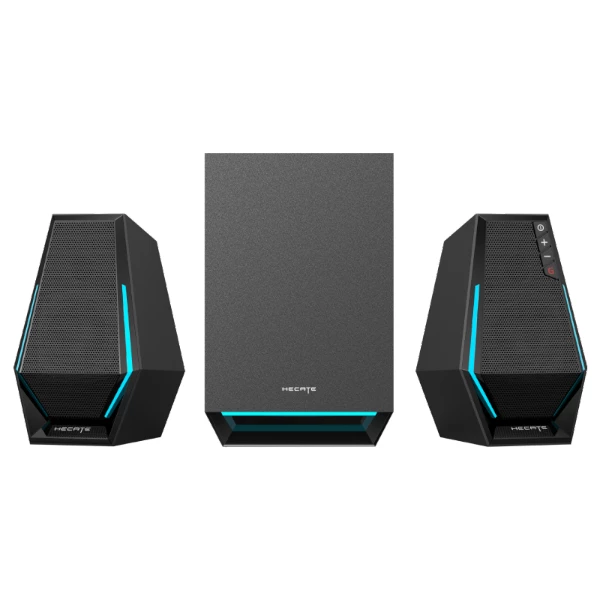 רמקולים Edifier G1500 MAX 2.1 RGB Gaming Speakers 30W RMS BT AUX | PC SQUAD