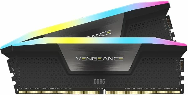 ז. לנייח CORSAIR VENGEANCE RGB 64GB 2x32GB DDR5 6000MHz C30 | PC SQUAD