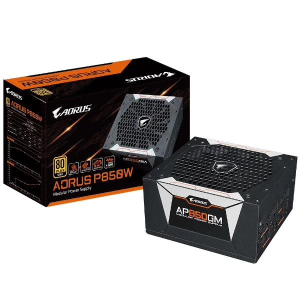 ספק כוח מודולרי AORUS P850W 80 PLUS GOLD Modular 13.5 CM FAN | PC SQUAD