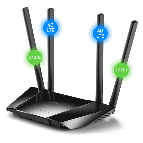 נתב אלחוטי כולל מודם סלולרי Cudy LT400 4G LTE 10/100 300Mbps | PC SQUAD