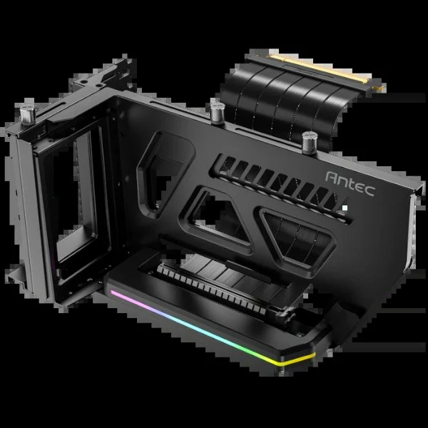 כבל ותושבת לכ. מסך Antec SHIFT ARGB - Vertical GPU Bracket Black | PC SQUAD