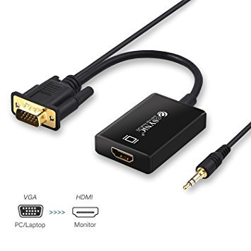 מתאם VGA to HDMI Converter With Audio USB-power | PC SQUAD