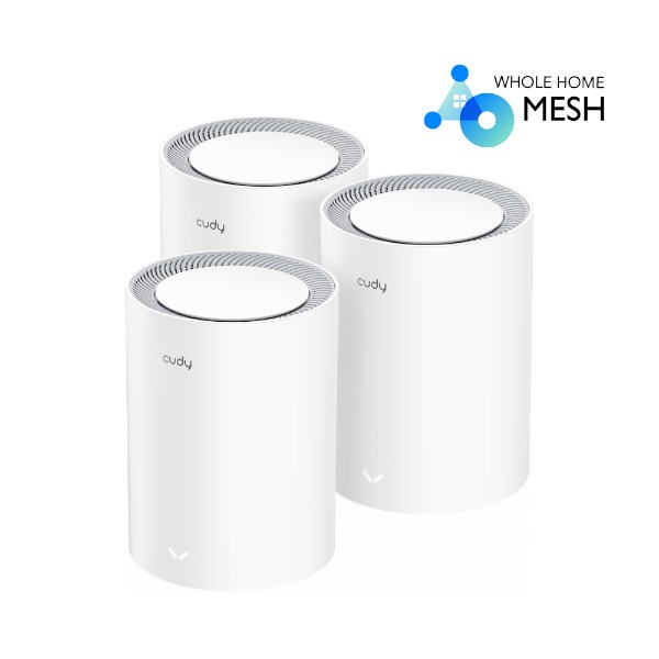 מגדיל טווח Cudy AX1800 Whole Home Mesh WiFi System 3-Pack | PC SQUAD