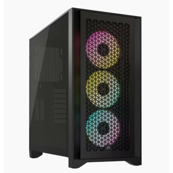 מארז CORSAIR iCUE 4000D RGB AIRFLOW Mid Tower Black | PC SQUAD