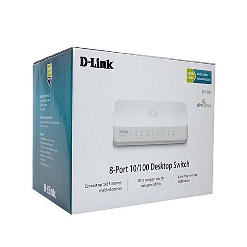 סוויץ' D-LINK DGS-1008A 8 Port SOHO Switch 1G | PC SQUAD