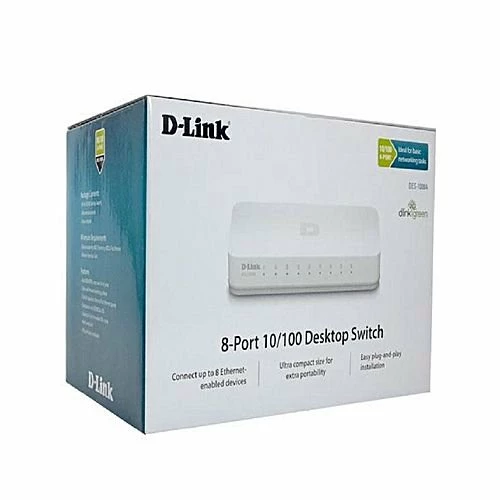 סוויץ' D-LINK DGS-1008A 8 Port SOHO Switch 1G | PC SQUAD