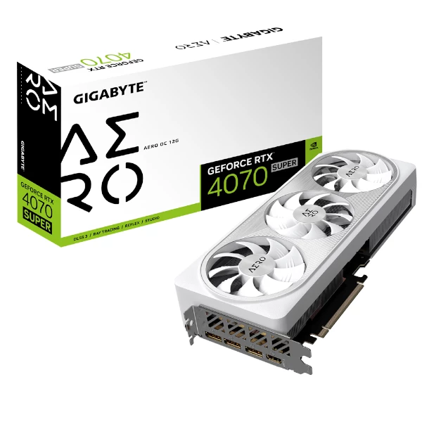 כרטיס מסך Gigabyte GeForce RTX 4070 SUPER AERO OC 12GB | PC SQUAD