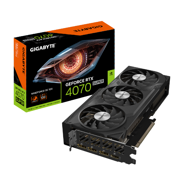 כרטיס מסך Gigabyte GeForce RTX 4070 SUPER Windforce 3 OC 12GB | PC SQUAD