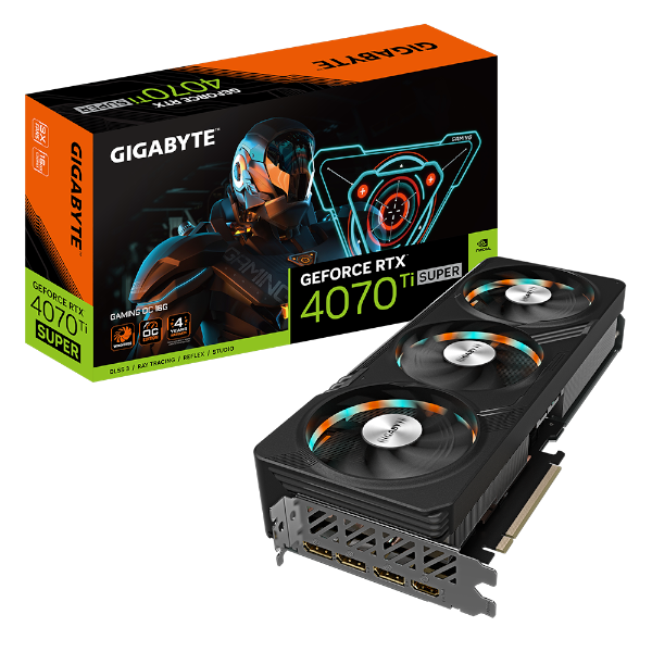 כרטיס מסך Gigabyte GeForce RTX 4070 Ti SUPER GAMING OC 16GB | PC SQUAD