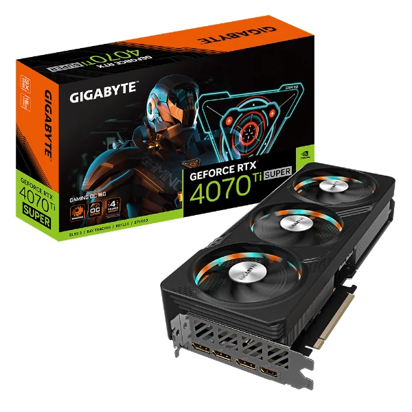 כרטיס מסך Gigabyte GeForce RTX 4070 Ti SUPER GAMING OC 16GB | PC SQUAD