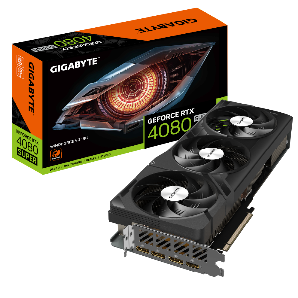 כרטיס מסך Gigabyte GeForce RTX 4080 SUPER WINDFORCE V2 16GB | PC SQUAD