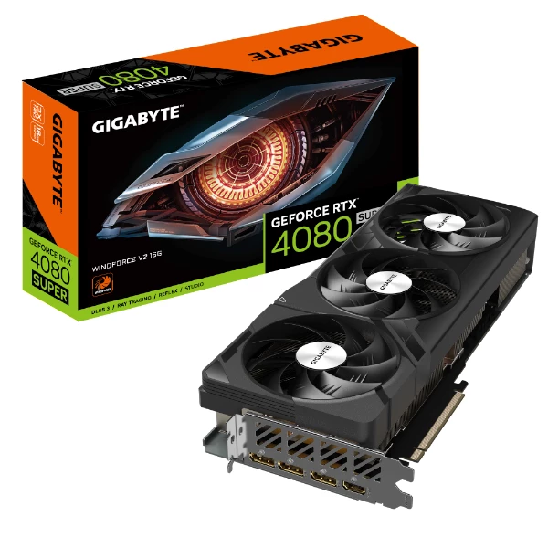 כרטיס מסך Gigabyte GeForce RTX 4080 SUPER WINDFORCE V2 16GB | PC SQUAD