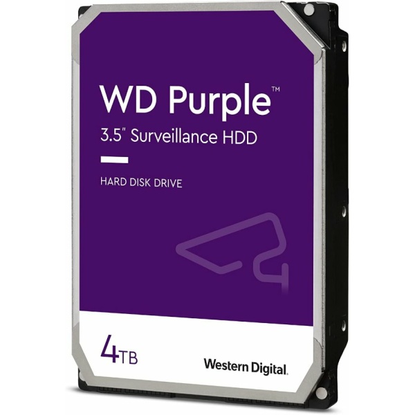 דיסק קשיח פנימי לנייח WD 4TB Purple 5400rpm 256MB 3.5 | PC SQUAD