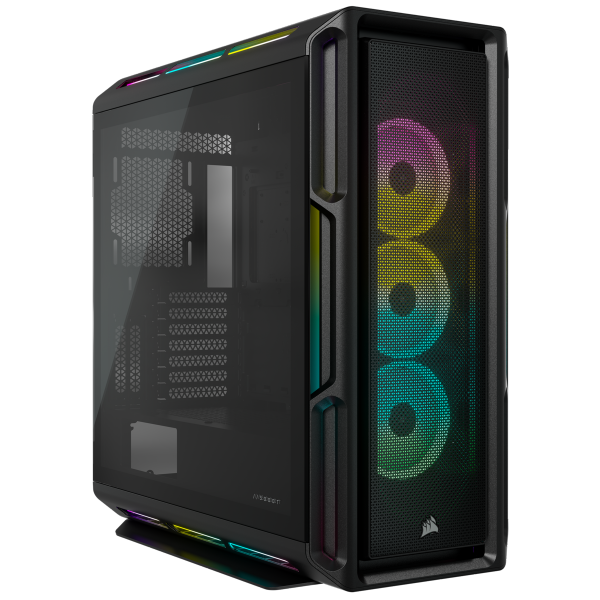 מארז Corsair iCUE 5000T RGB Temperered Glass Mid-Tower Black | PC SQUAD