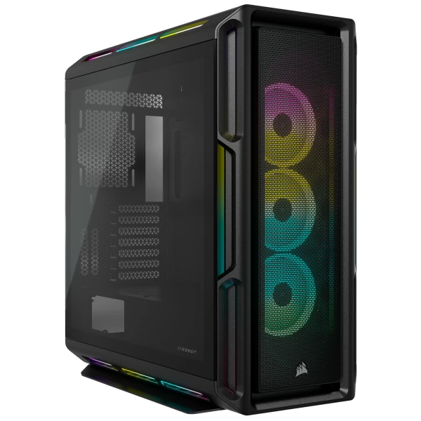 מארז Corsair iCUE 5000T RGB Temperered Glass Mid-Tower Black | PC SQUAD