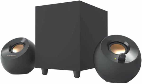 רמקולים Black Creative Pebble Plus 2.1 USB | PC SQUAD