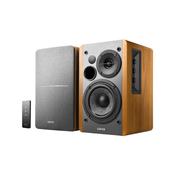 רמקולים Edifier R1280T Brown Retro Look Speakers 42W RMS DUAL RCA | PC SQUAD