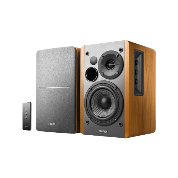 רמקולים Edifier R1280T Brown Retro Look Speakers 42W RMS DUAL RCA | PC SQUAD