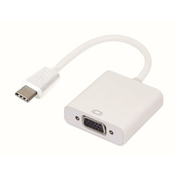 מתאם USB3.1 Type C To VGA Female | PC SQUAD