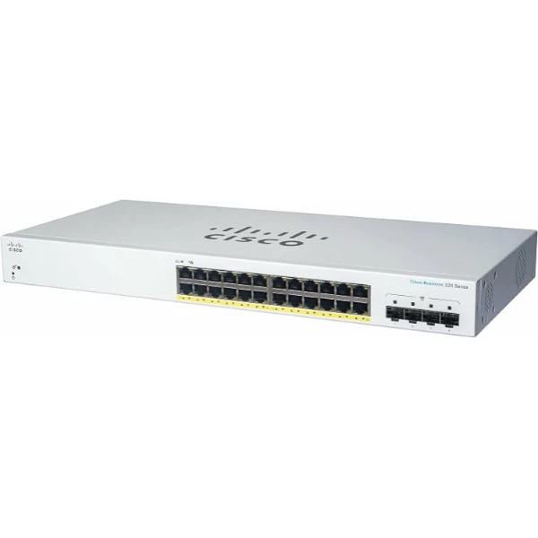 מתג מנוהל Cisco CB220 24P Port 1GB+4XSFP | PC SQUAD