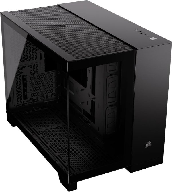 מארז Corsair 2500X Mini-Tower mATX Tempered Glass NO FANS | PC SQUAD