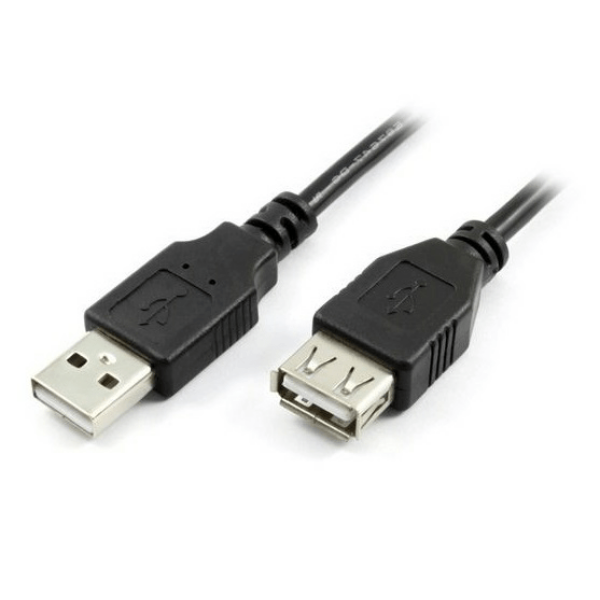 כבל מאריך 3 מטר USB GOLD | PC SQUAD