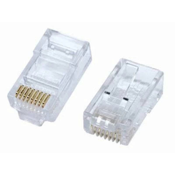 מחבר זכר 50 יח  male Connector RJ-45 Cat 5E | PC SQUAD