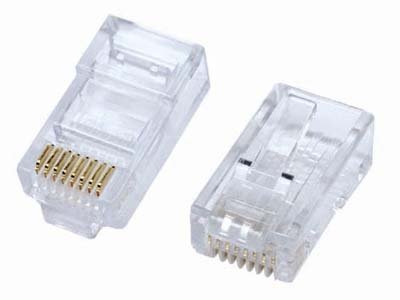 מחבר זכר 50 יח  male Connector RJ-45 Cat 5E | PC SQUAD