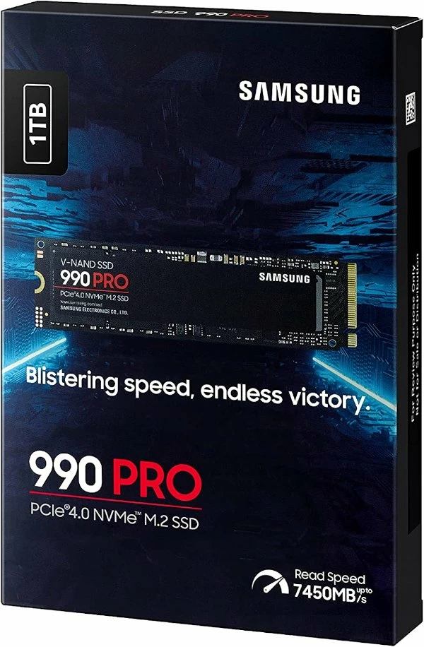 דיסק פנימי Samsung 990 PRO 1TB GEN4 up to 7450 read 6900 Write | PC SQUAD