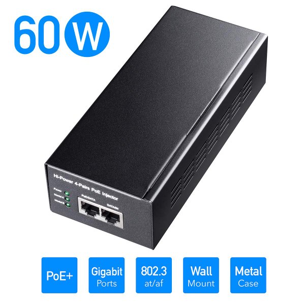 מזרק Cudy 60W Gigabit PoE Injector Adapter up to 100 Meters | PC SQUAD