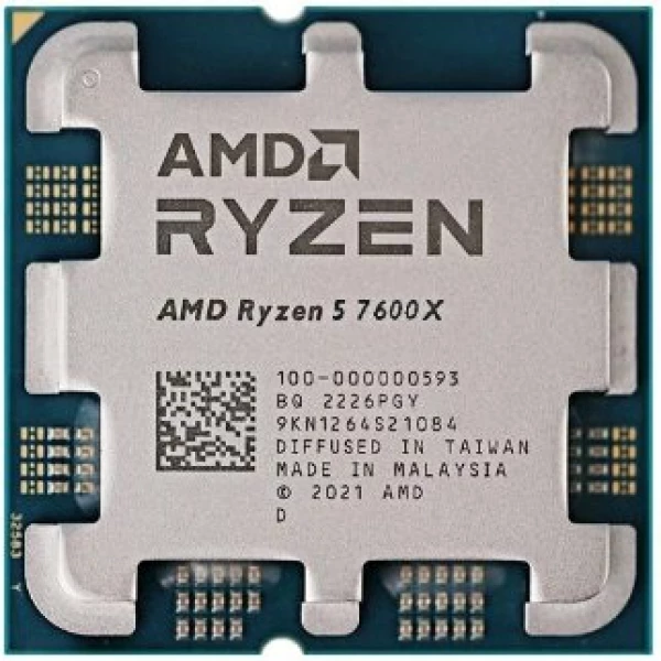 מעבד AMD R5 7600X ZEN4 AM5 6 Crs 12 Trd up to 5.3Ghz Radeon GPU | PC SQUAD