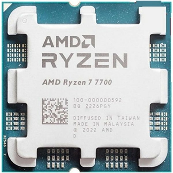 מעבד AMD Ryzen 7 7700 Tray Gaming Processor PCIE 5.0 AM5 105W TDP | PC SQUAD